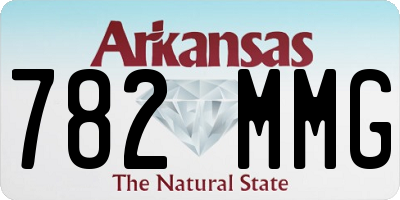 AR license plate 782MMG