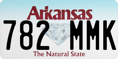 AR license plate 782MMK