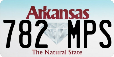 AR license plate 782MPS