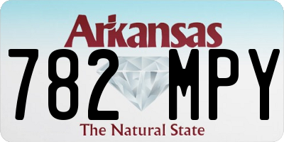 AR license plate 782MPY