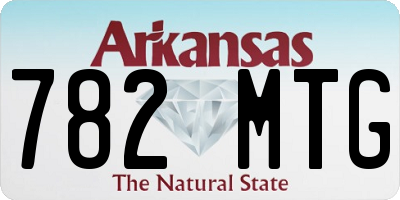 AR license plate 782MTG