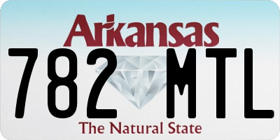 AR license plate 782MTL