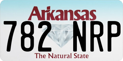 AR license plate 782NRP