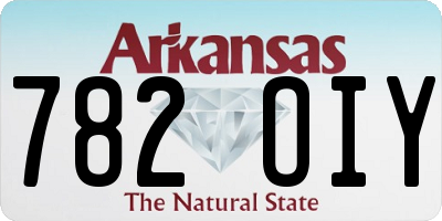 AR license plate 782OIY