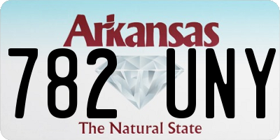 AR license plate 782UNY