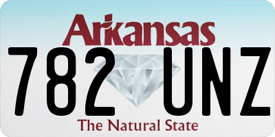 AR license plate 782UNZ