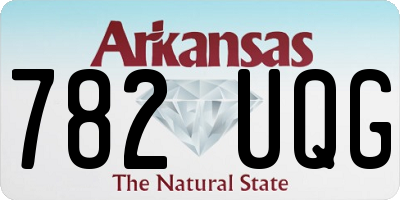 AR license plate 782UQG