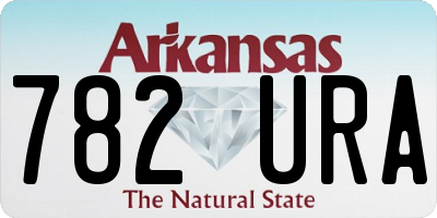 AR license plate 782URA