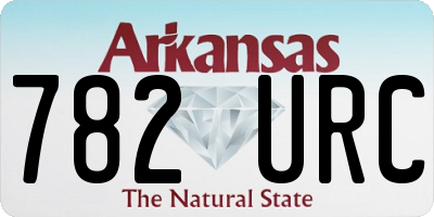 AR license plate 782URC