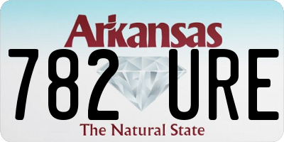 AR license plate 782URE