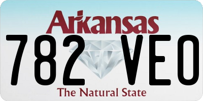 AR license plate 782VEO