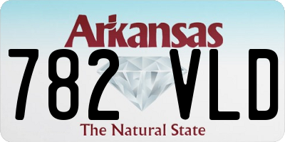 AR license plate 782VLD