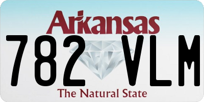 AR license plate 782VLM