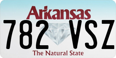 AR license plate 782VSZ