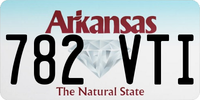 AR license plate 782VTI