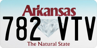 AR license plate 782VTV