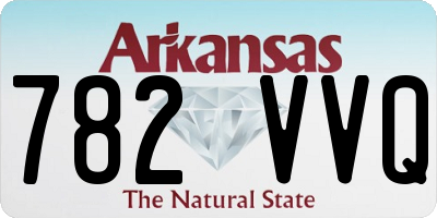 AR license plate 782VVQ