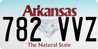 AR license plate 782VVZ