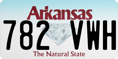 AR license plate 782VWH