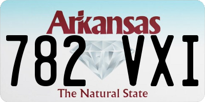 AR license plate 782VXI