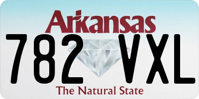 AR license plate 782VXL