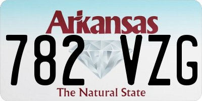AR license plate 782VZG