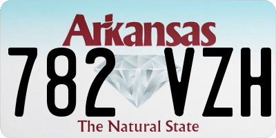 AR license plate 782VZH