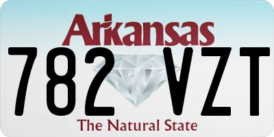 AR license plate 782VZT