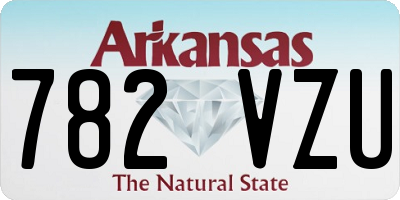 AR license plate 782VZU