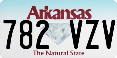 AR license plate 782VZV