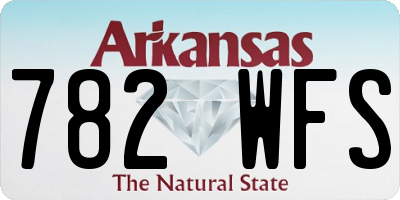 AR license plate 782WFS