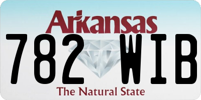 AR license plate 782WIB