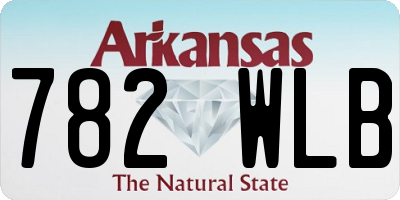 AR license plate 782WLB