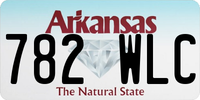 AR license plate 782WLC