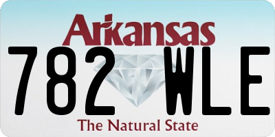 AR license plate 782WLE