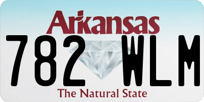 AR license plate 782WLM