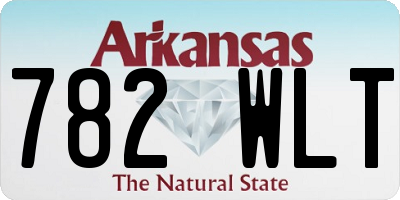 AR license plate 782WLT