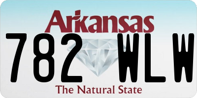 AR license plate 782WLW