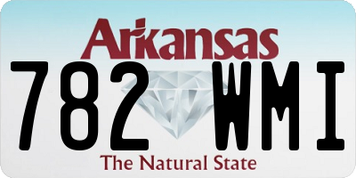 AR license plate 782WMI