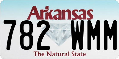 AR license plate 782WMM