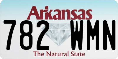 AR license plate 782WMN