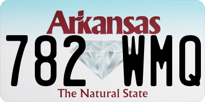 AR license plate 782WMQ