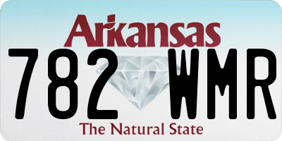 AR license plate 782WMR