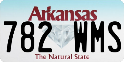 AR license plate 782WMS