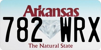 AR license plate 782WRX