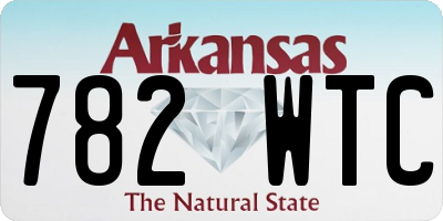 AR license plate 782WTC