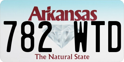 AR license plate 782WTD