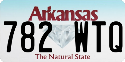 AR license plate 782WTQ