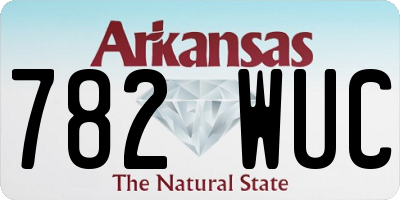 AR license plate 782WUC