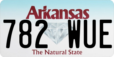 AR license plate 782WUE